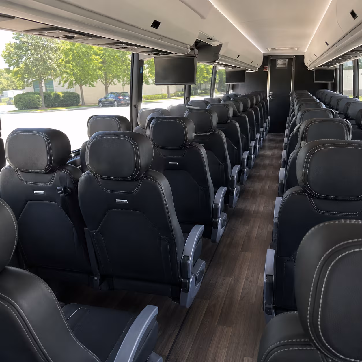 40-56 Passenger Charter Bus Inside