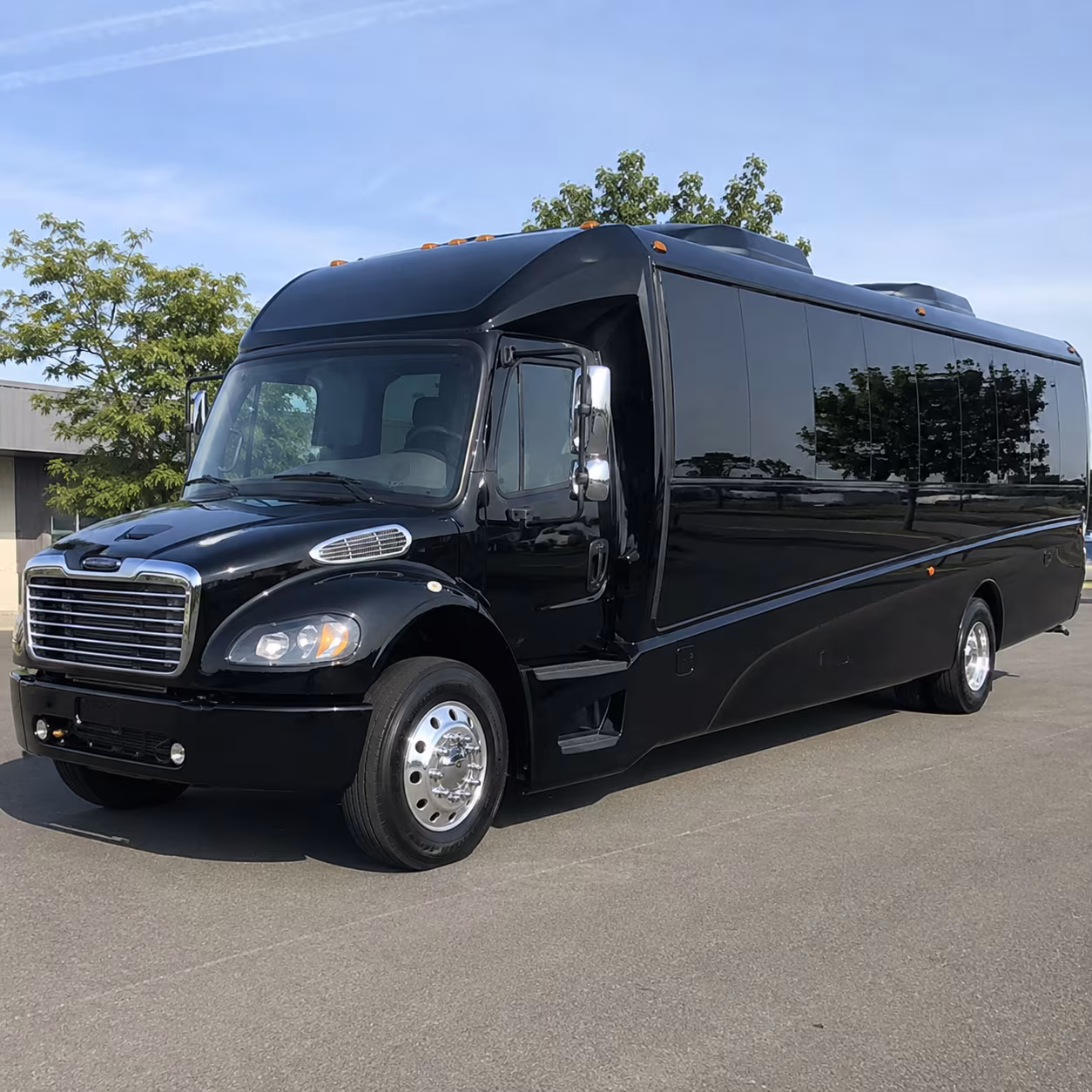Omaha Airport Shuttle & Transportation party bus exterior
