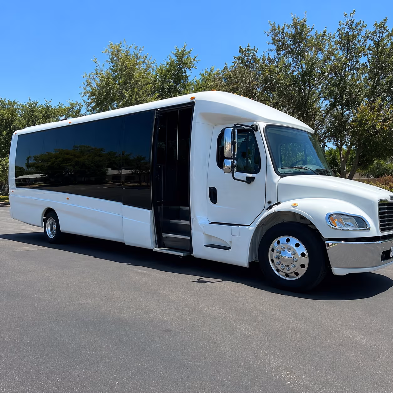 Omaha Airport Shuttle & Transportation party bus interior