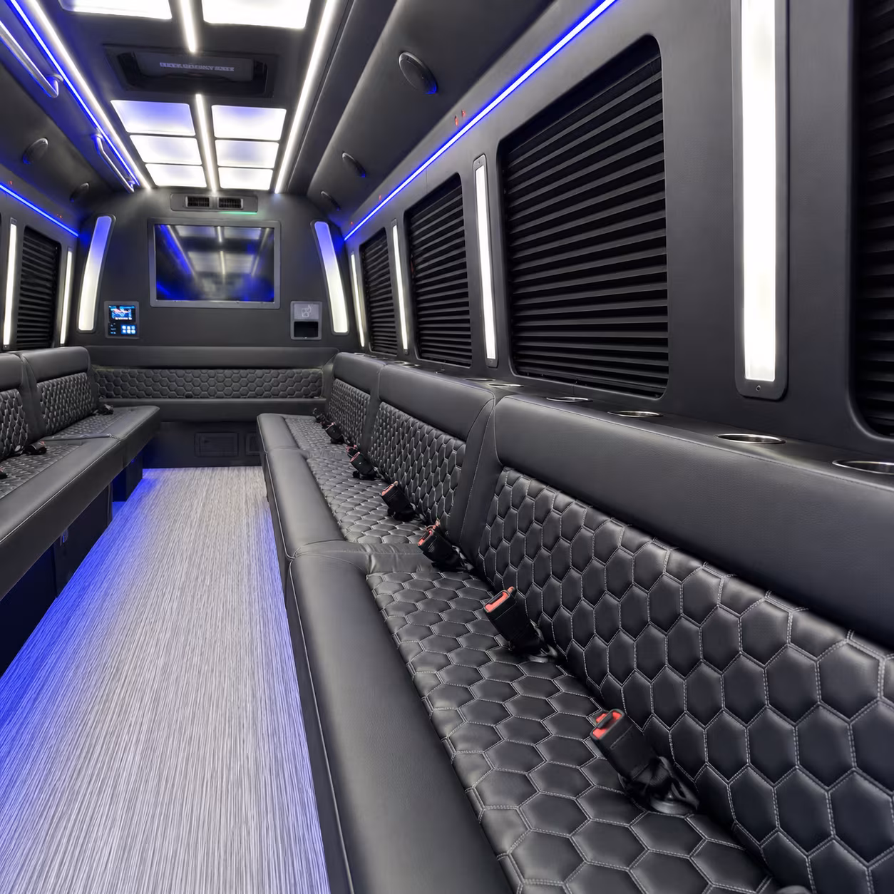 Omaha Concert & Music Festival Transportation party bus exterior
