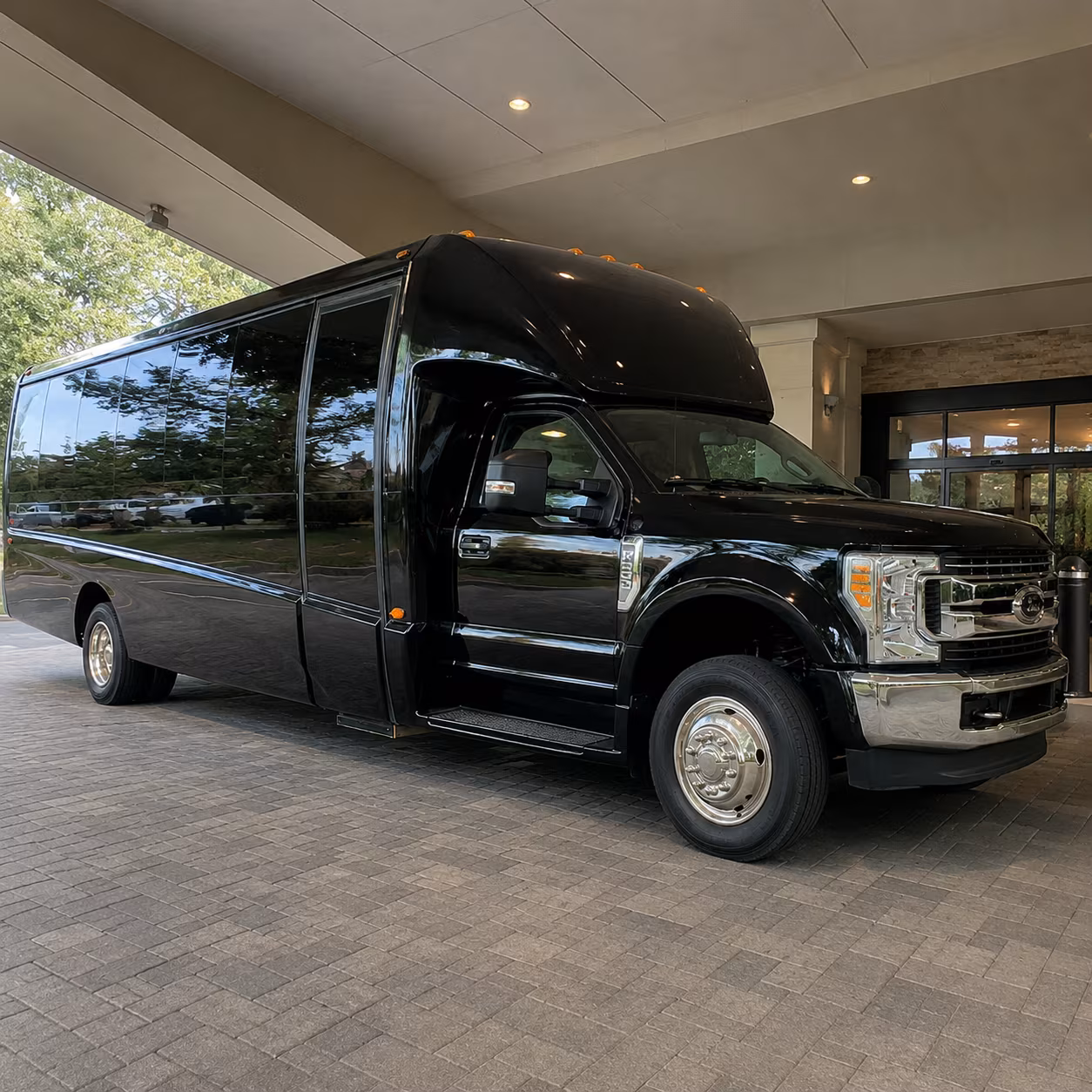 Omaha Corporate Transportation party bus exterior