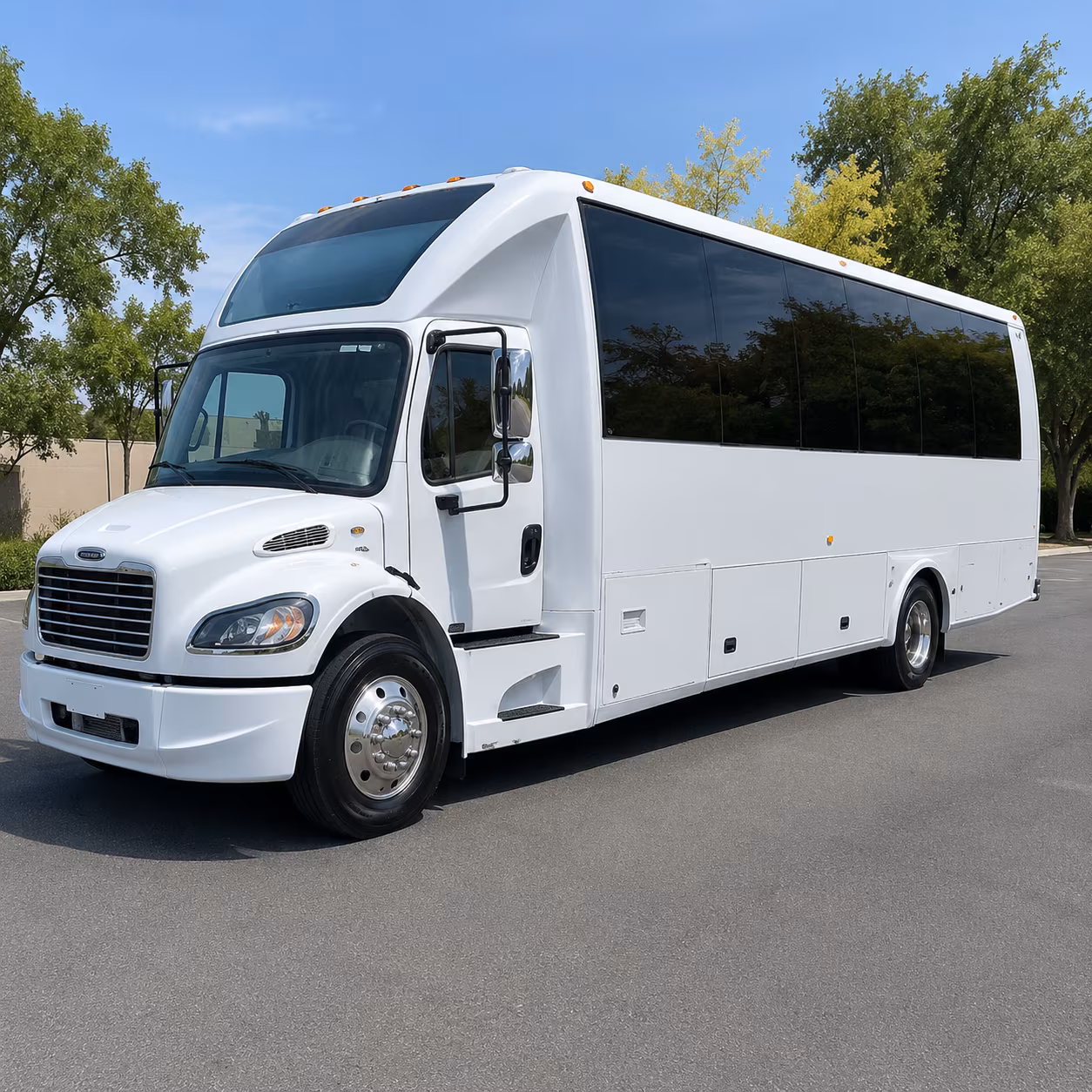 Omaha Private Event Transportation party bus exterior