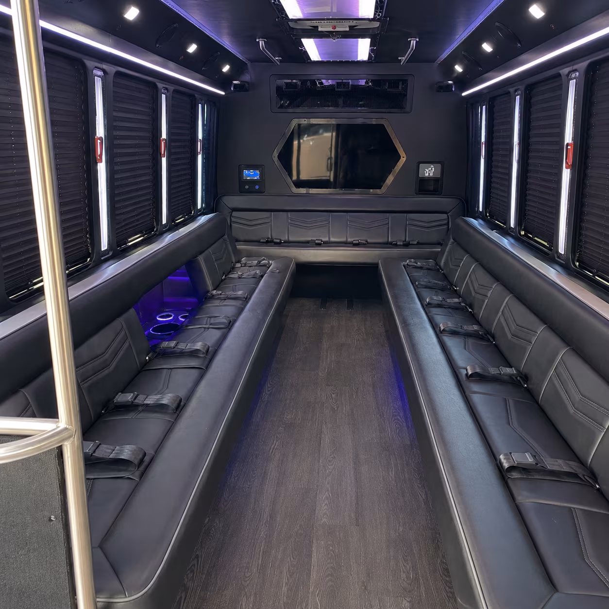 Omaha Private Event Transportation party bus exterior