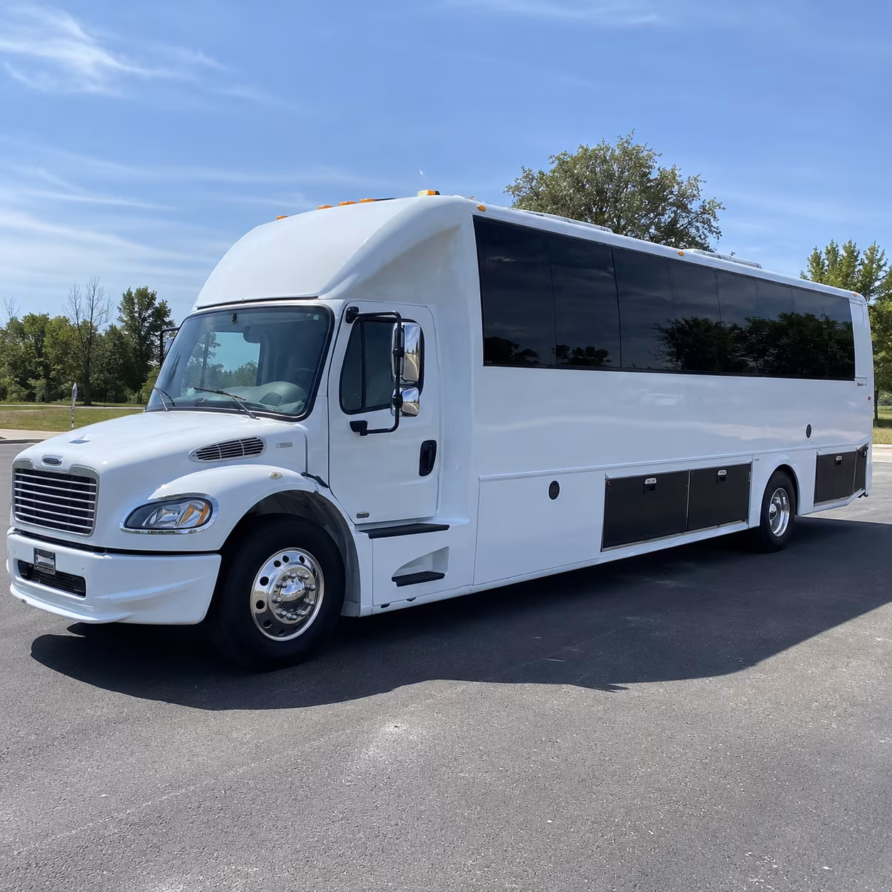 Omaha Private Event Transportation party bus interior