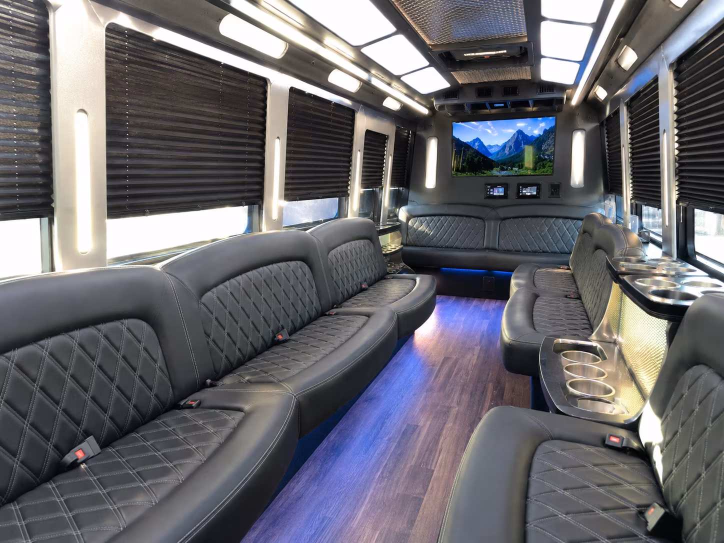 Omaha Prom & Homecoming Transportation party bus exterior