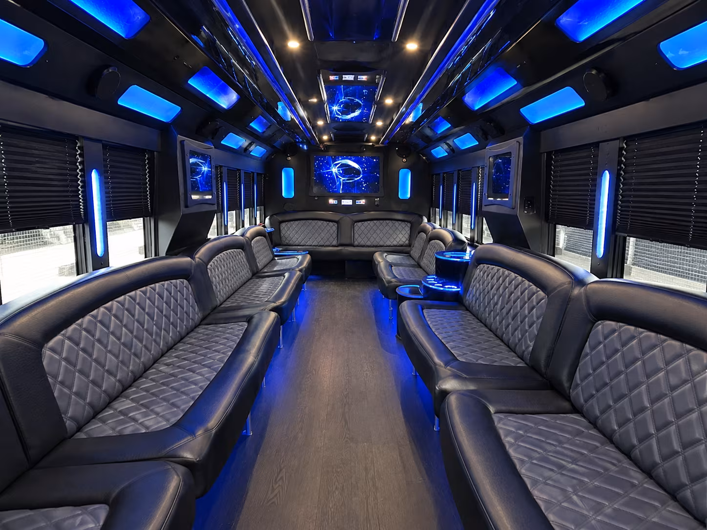 Omaha Prom & Homecoming Transportation party bus exterior