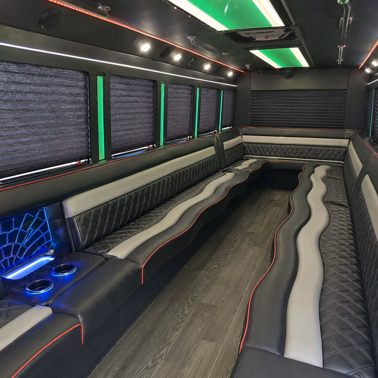 Omaha Prom & Homecoming Transportation onboard seating