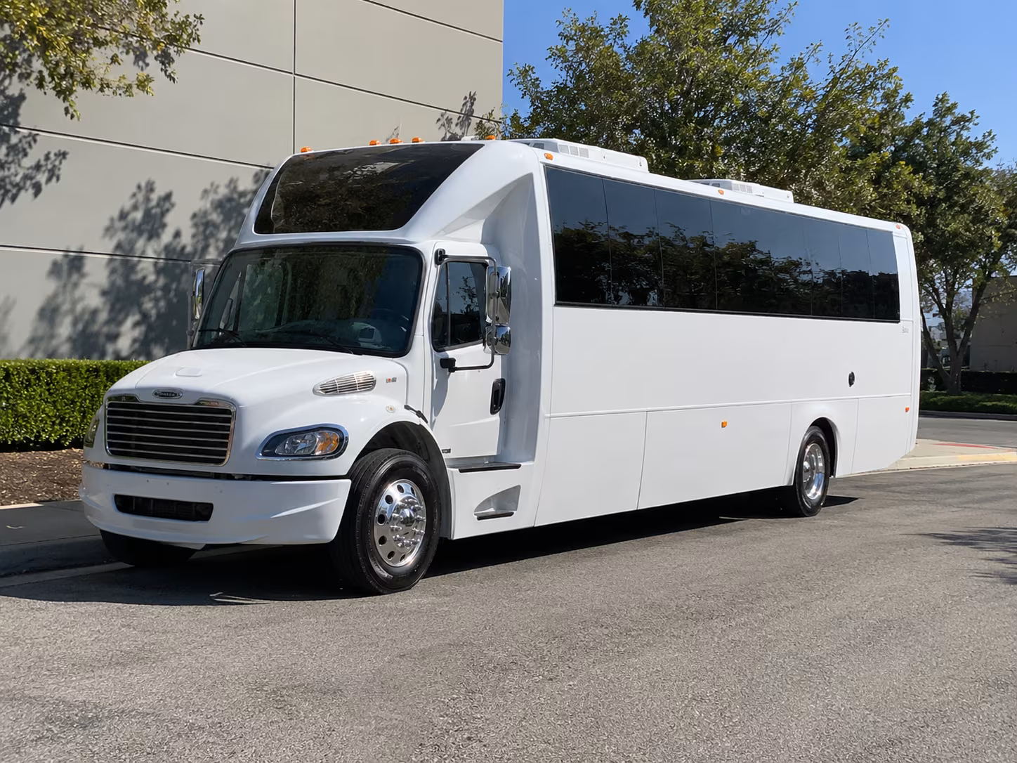 Omaha Sporting Event Transportation party bus exterior