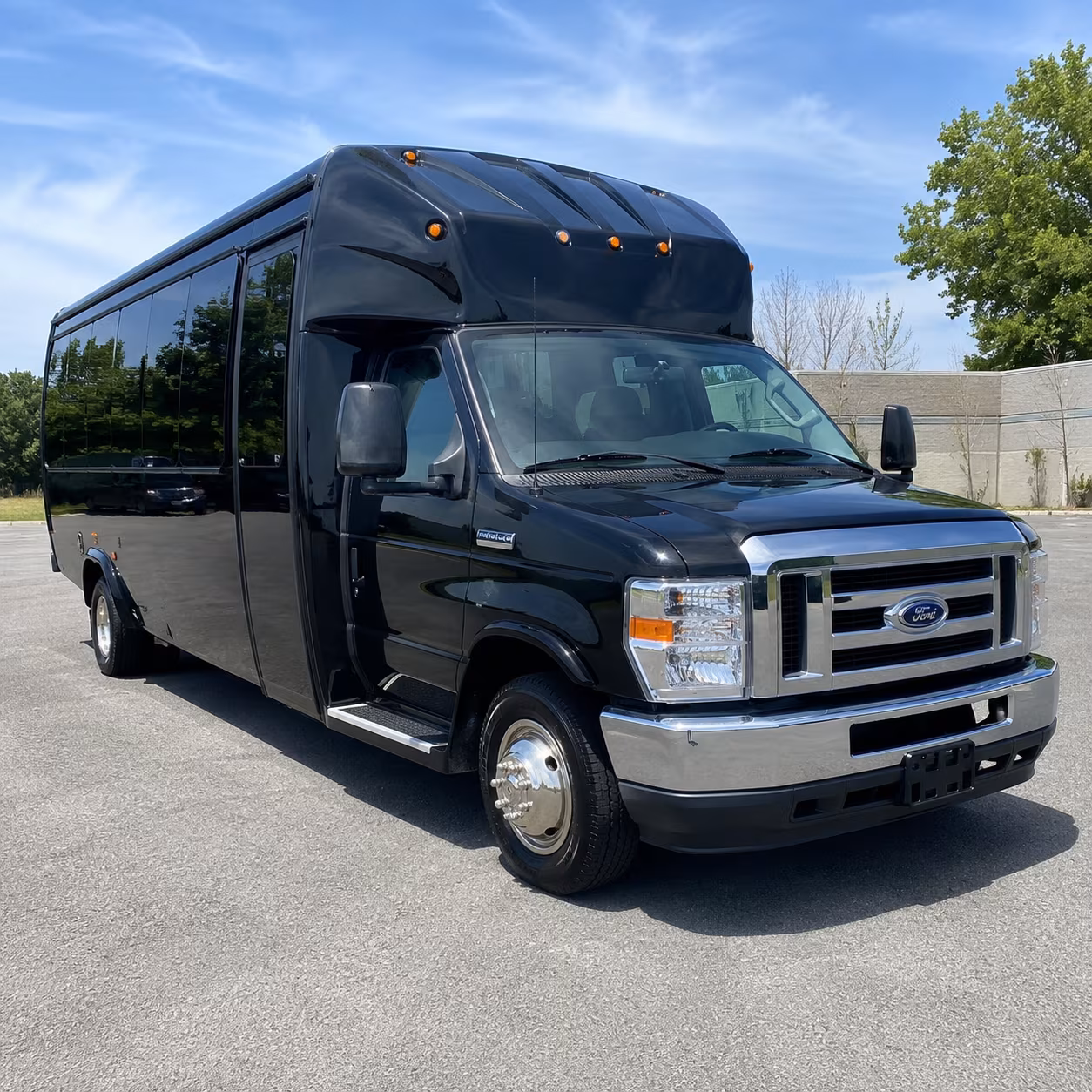 Omaha Sporting Event Transportation party bus interior