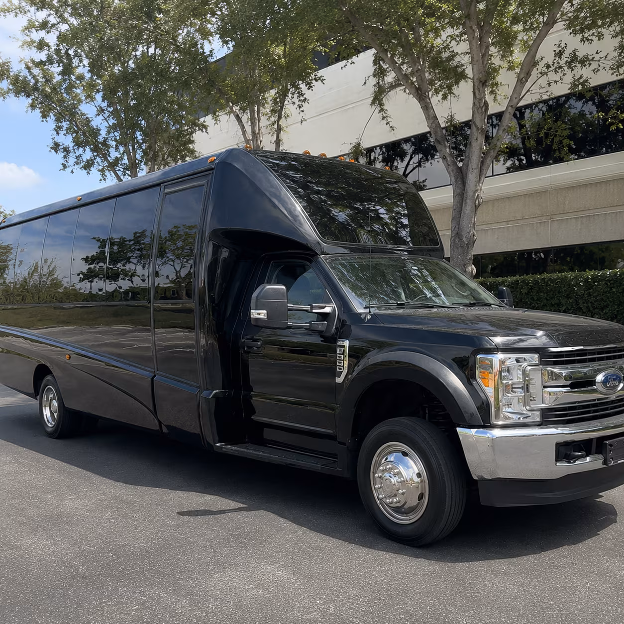 Omaha Sporting Event Transportation party bus exterior