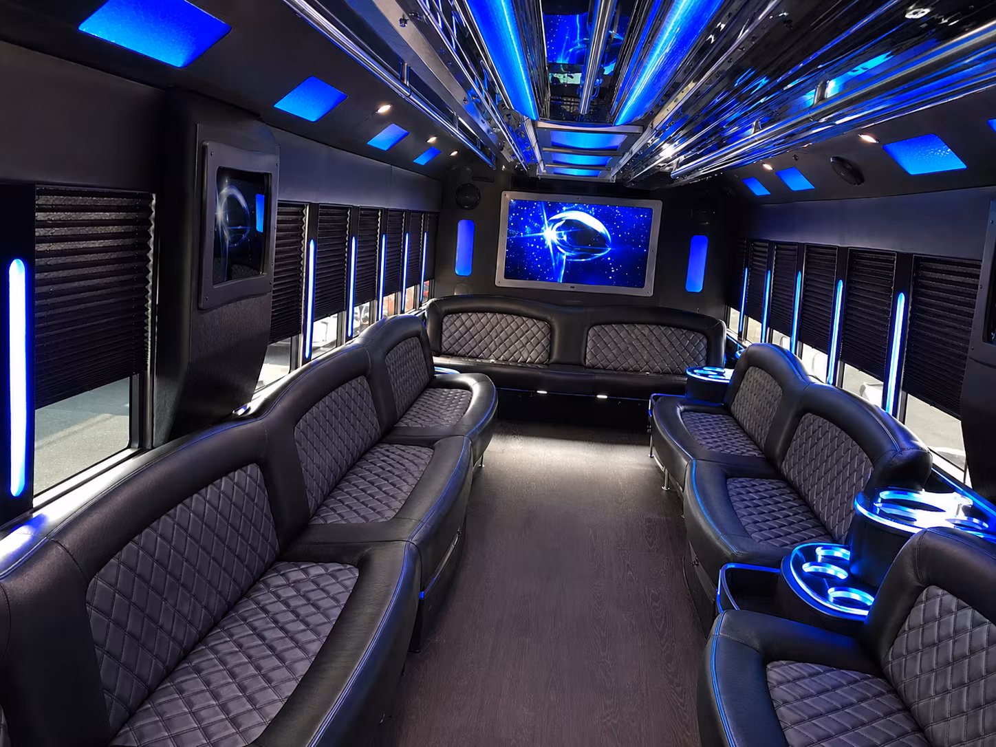 Omaha Winery Tour & Pub Crawl Transportation party bus exterior