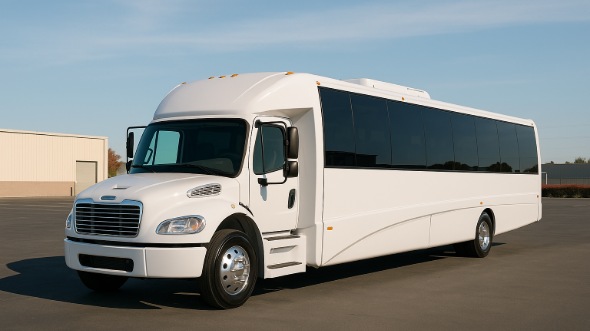 Exterior of Charter Bus Company Sioux Falls's 30 Passenger Party Bus in Sioux Falls