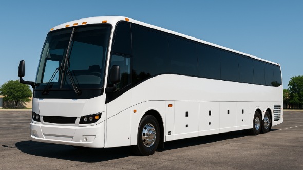 Exterior of Charter Bus Company Omaha's 48 Passenger Charter Bus in Omaha