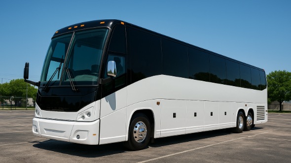 Exterior of Charter Bus Company Wichita's 50 Passenger Party Bus in Wichita